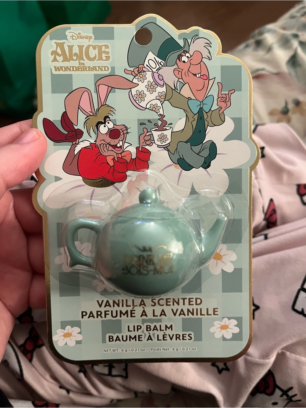 Disney Alice in Wonderland Teapot Lip Balm - Mint Green